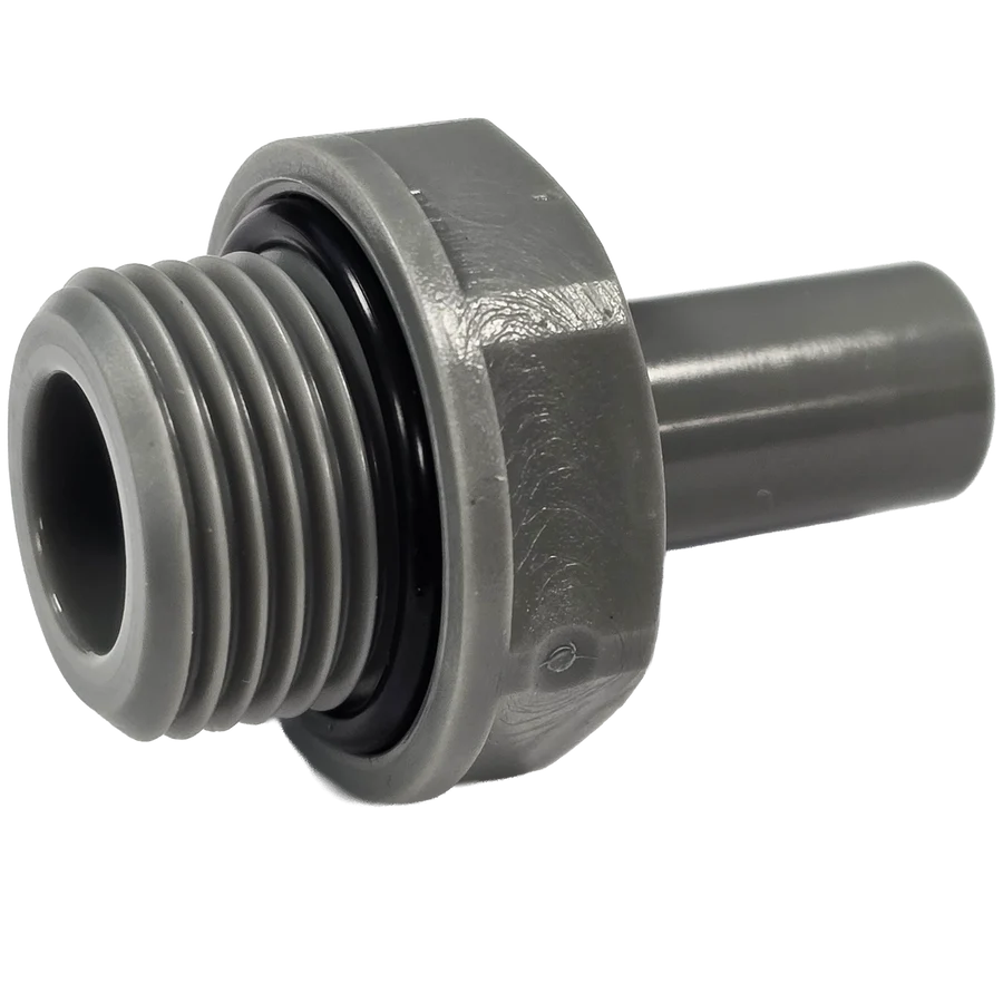 Screw adapter 3/8 inch x 3/8 inch front piece