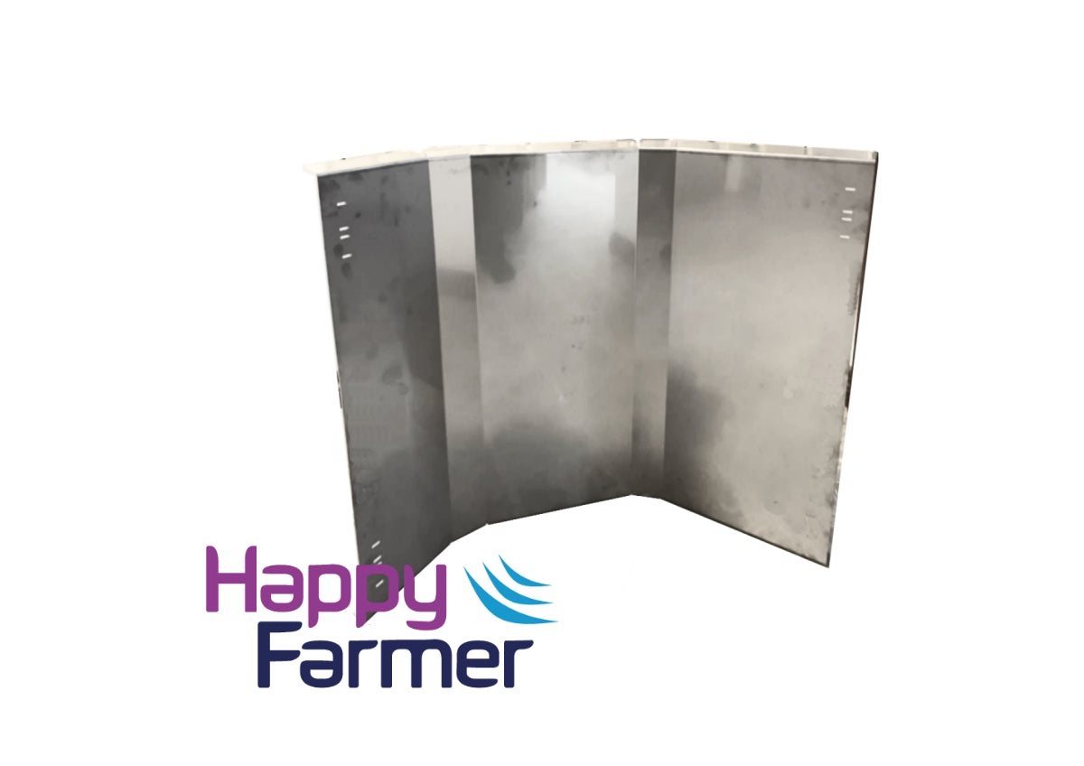 Manure shield exit gate