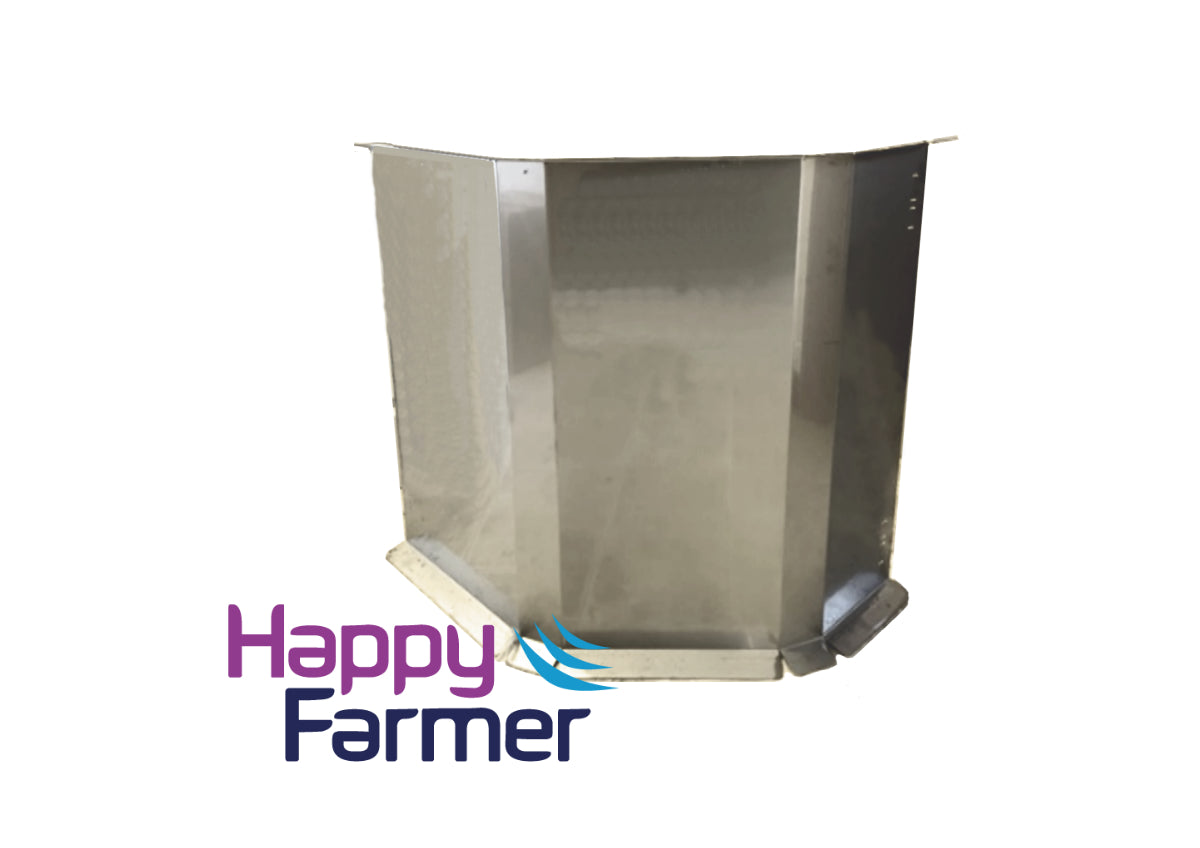 Manure shield exit gate