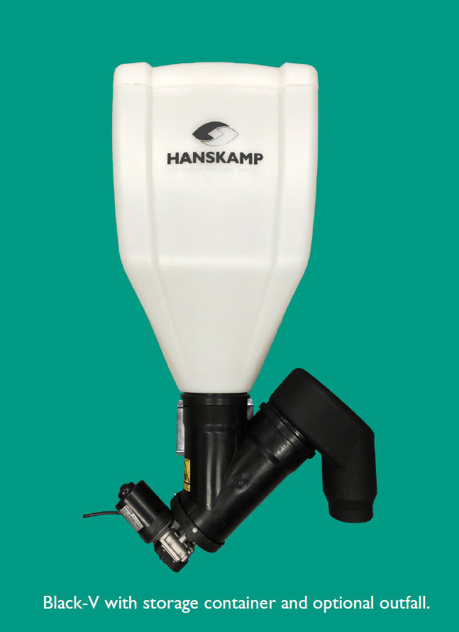 Black-V - Compact anti-spill powder dispenser