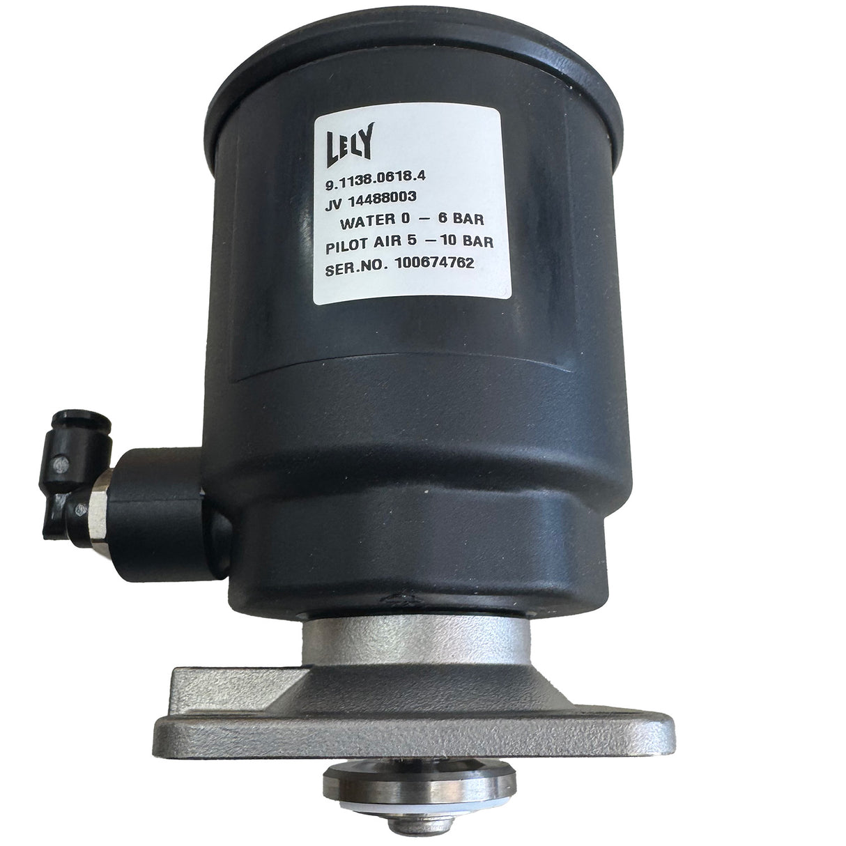 Vanne d'eau Lely Actionneur 9.1138.0618.4 pour vanne d'arrêt.