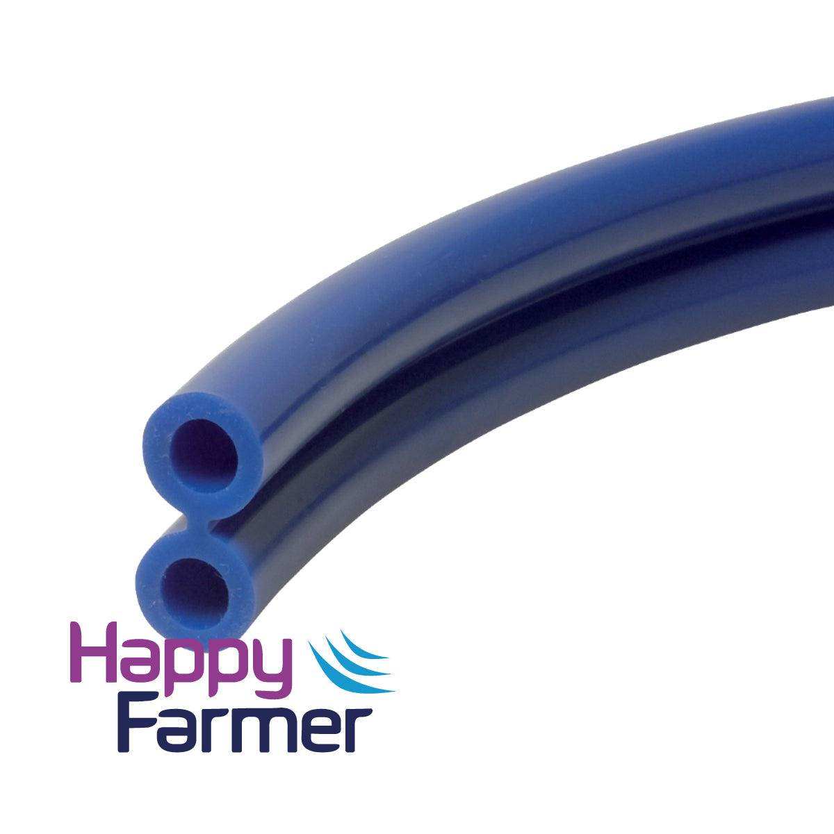 Pulsation Hose DOUBLE Silicone Blue