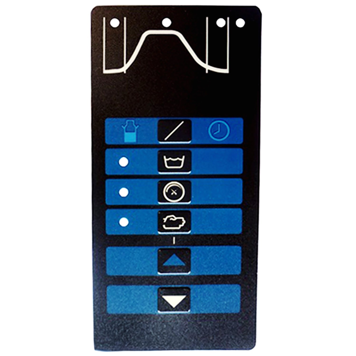 Membrane keypad label Milkmaster MU350