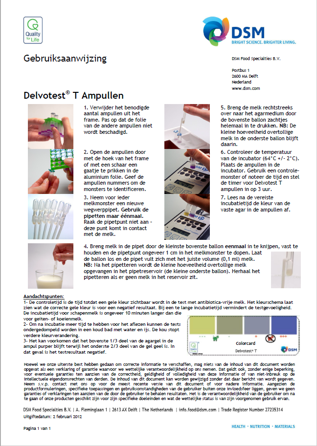 DelvoTest T melktest 25st