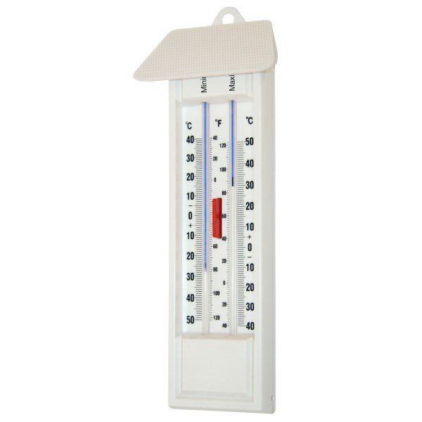 Mercury-free minimum/maximum thermometer (°C/°F)