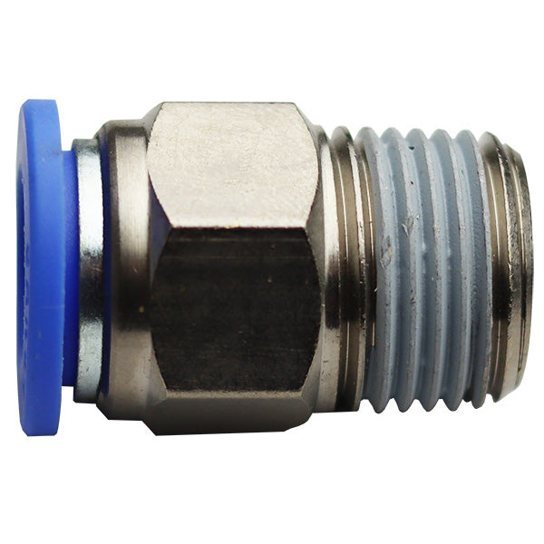 Screw-in coupling straight with conical thread 14 x ½