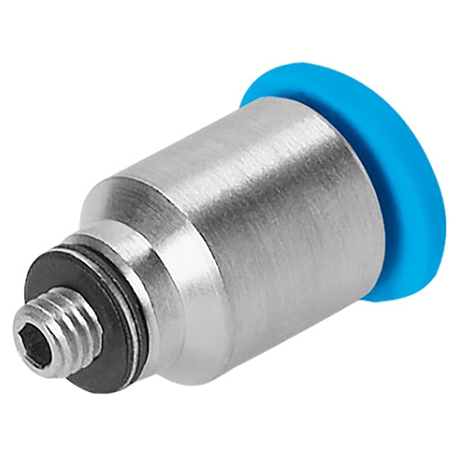 Straight Screw Coupling Round 6 x 1/8"
