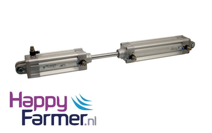 Vérin à air comprimé Ø63-200/100 GEA