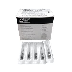 HENKE-JECT Disposable Needles 22g x 1" - Box of 100