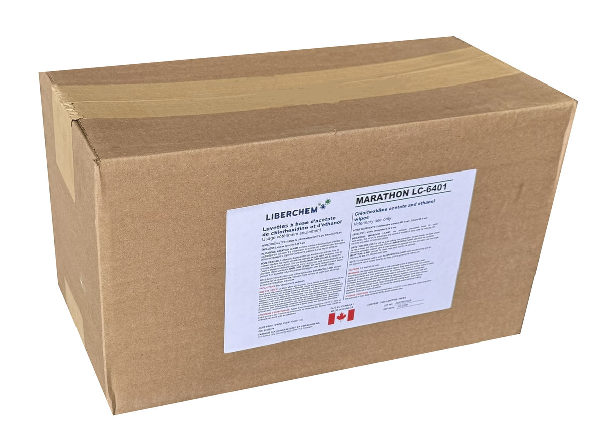 Antiseptic Teat Wipes with Alcohol one step 2 * 1,200 wipes