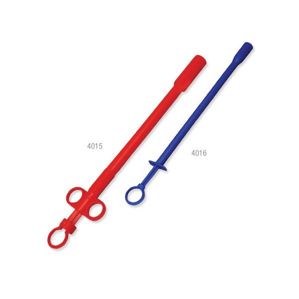 IDEAL Plastic Calf Balling Gun - Durable Blue Design