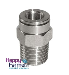 Compressed Air Fitting Stainless Steel Straight