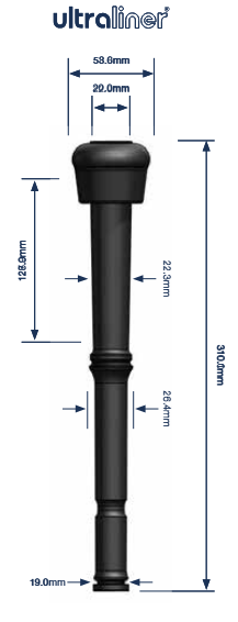 Liner Milkrite DL4007U corr. 964007-01 DeLaval set 4 pcs.