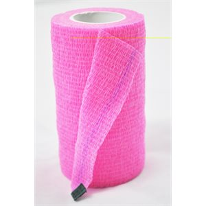 IDEAL SyrFlex Cohesive Bandages 4" - Pink 18pcs