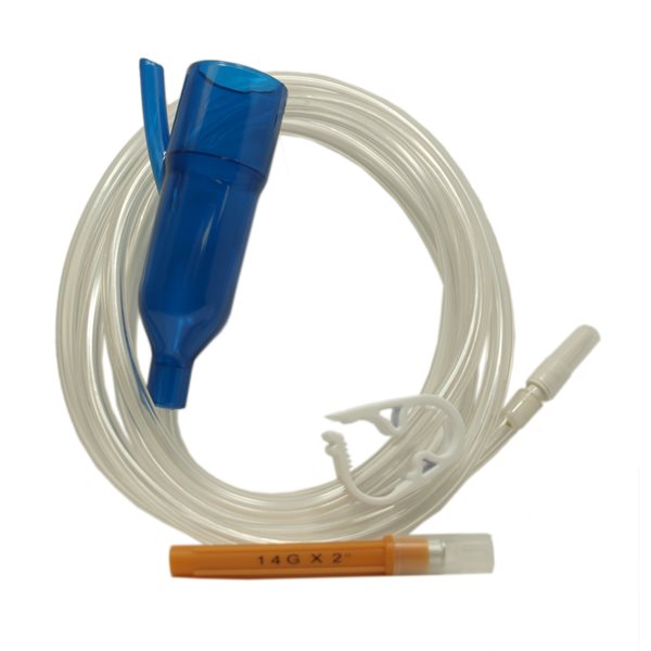 Simplex IV Set - Silicone Tubing with Flow Regulator
