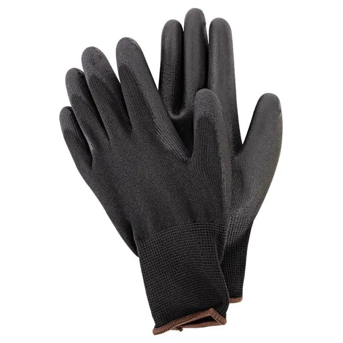 Ultimate Dexterity Coated Gloves, Polyurethane Coating, 13 Gauge, Polyester Shell