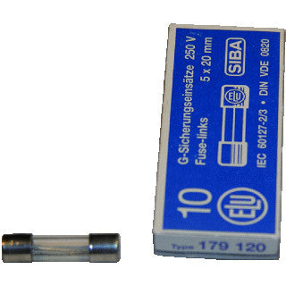 Glass fuses 5A - 10 pieces