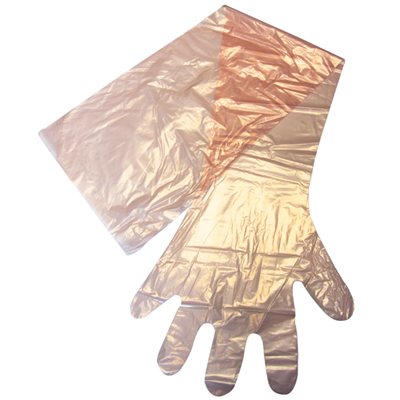 IDEAL Super Sensitive OB/AI Gloves - Orange 1.25 mil