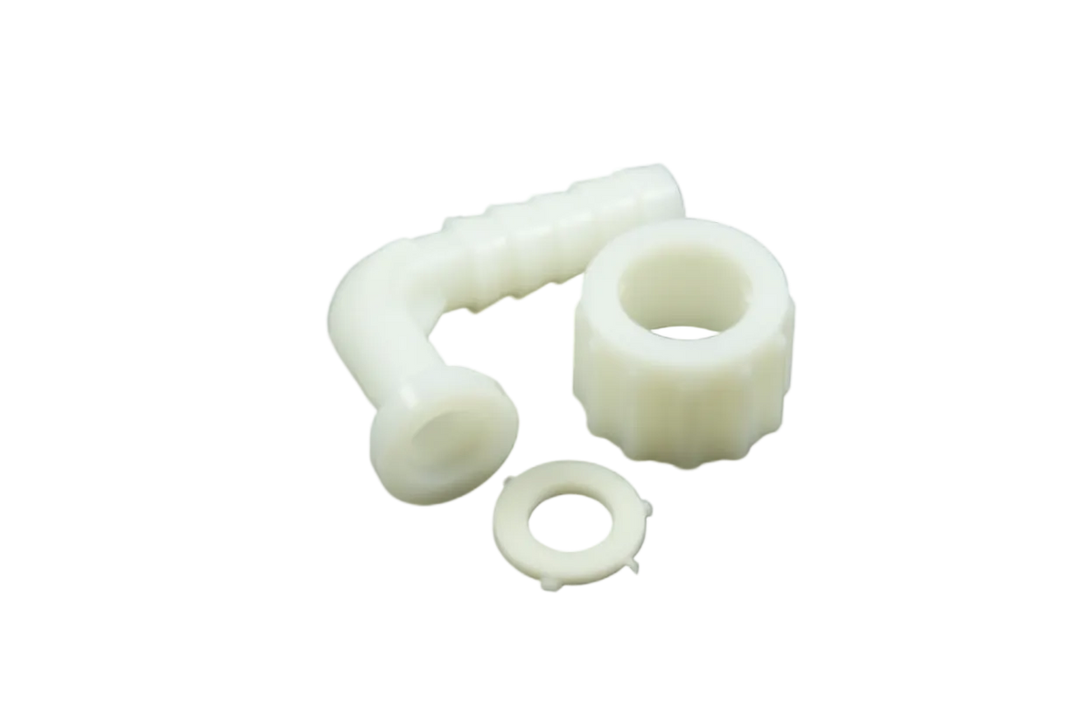 Hose connector angled