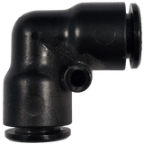 Elbow connector 8 mm black