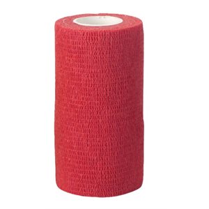 Kerbl EquiLastic Cohesive Bandages 4" - Red 12pcs