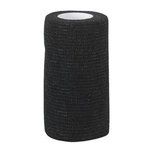 Kerbl EquiLastic Cohesive Bandages 4" - Black 12pcs