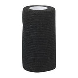 Kerbl EquiLastic Cohesive Bandages 4" - Black 12pcs