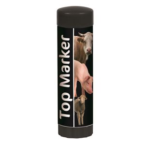 Kerbl TopMarker Black Sticks - High Visibility