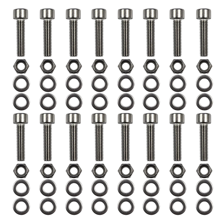 Set of bolts, nuts and washers t.b.v. brush frame 253028