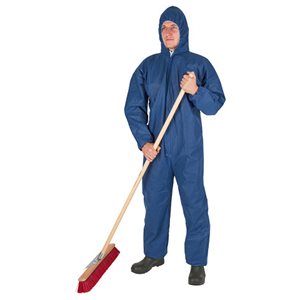 Kerbl Disposable Coverall with Cap - Blue XXXL