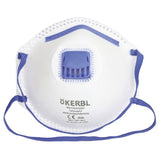Kerbl Dust Mask FFP2 NR D with Valve Pk/10 - Durable