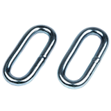 Oval link for collar 40 x 6 mm