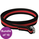 Collar Black-Red - Bundle of 10