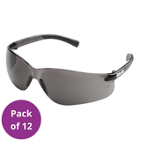 Bear Kat Safety Glasses, Grey/Smoke Lens, Anti-Fog - Pk/12