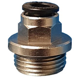 Screw-in coupling straight 6 mm with O-ring Push-In