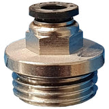 Screw-in coupling straight 6 mm with O-ring Push-In