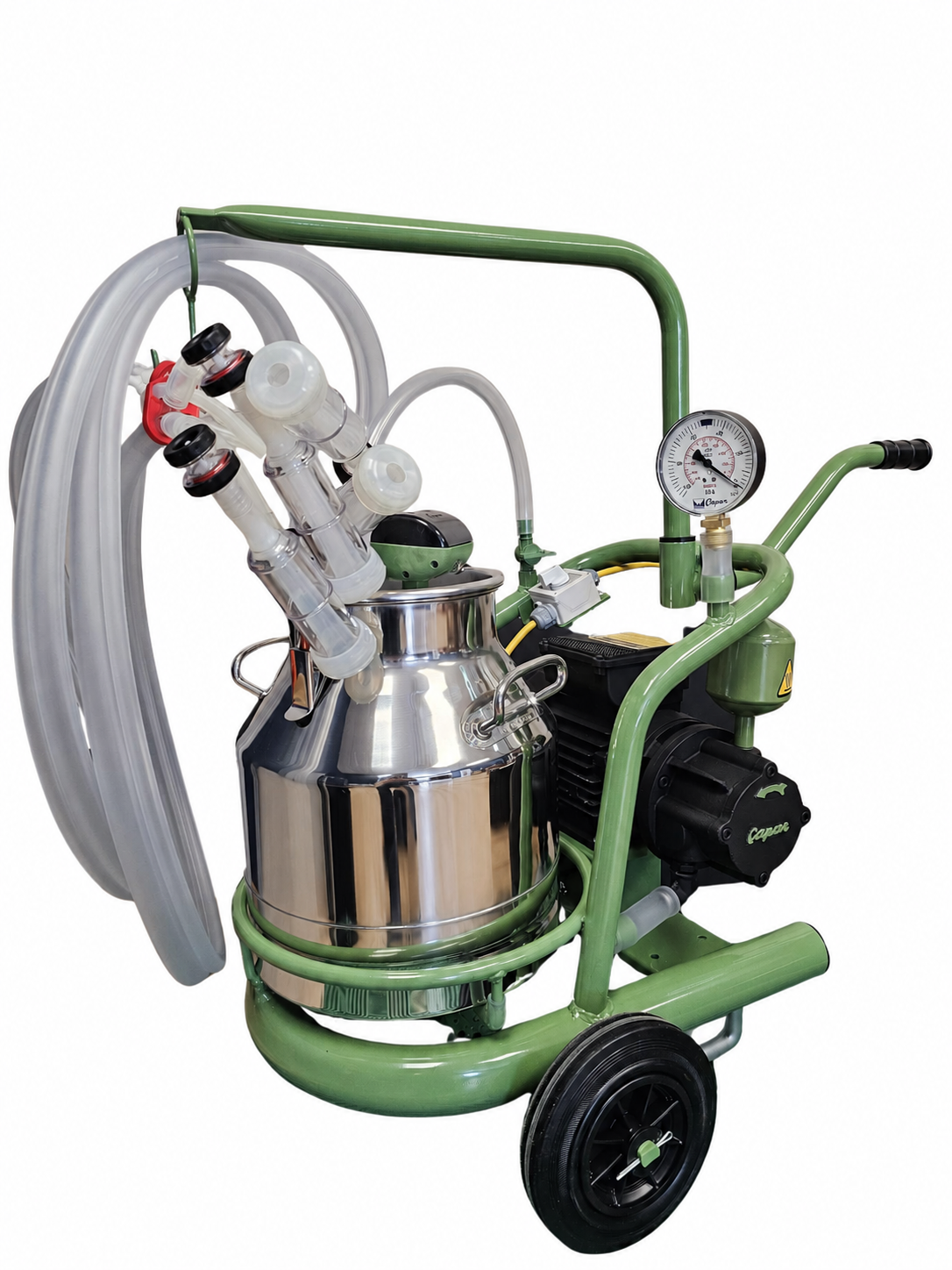Portable milking machine goats