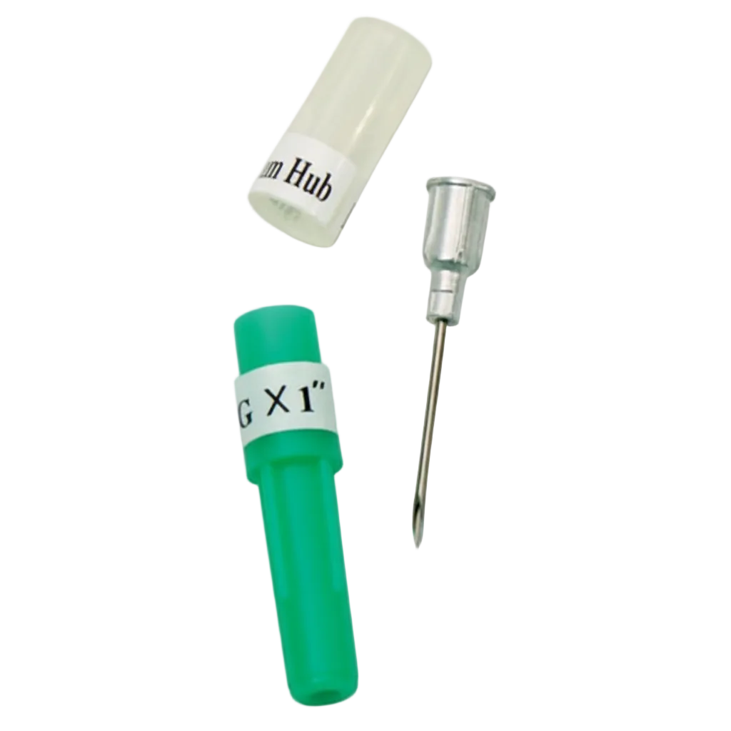 IDEAL AH Needles - Sturdy Aluminum Hub Box/100