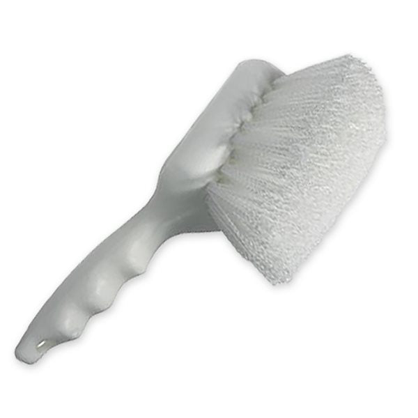 LaCrosse Short Handle Brush - White 8''