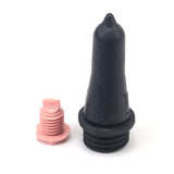 Peach Teat - Threaded - Black