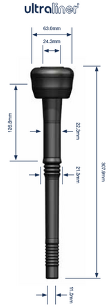 Liner Milkrite BMFMU corr. DKFM Boumatic set 4 pcs.