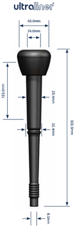 Liner Milkrite DL017U corr. 960017-02 DeLaval set 4 pcs.