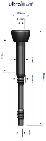 Liner Milkrite DL178U corr. 928178-01 DeLaval set 4 pcs.