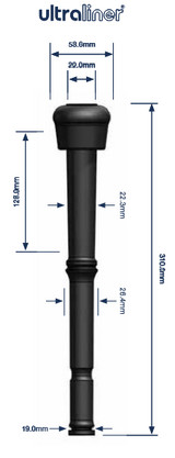 Liner Milkrite DL4007U corr. 964007-01 DeLaval set 4 pcs.