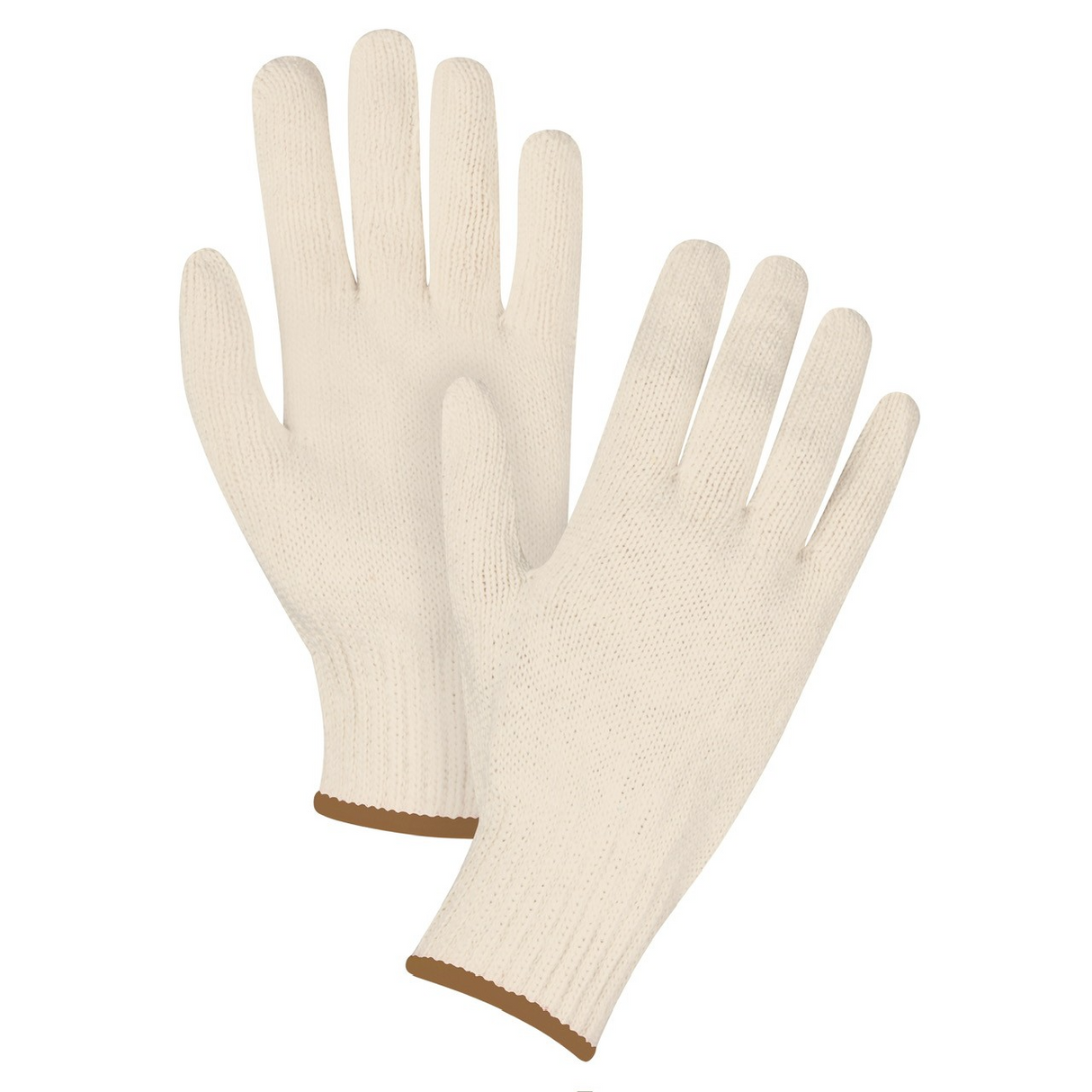 Standard-Duty String Knit Gloves, Poly/Cotton, 7 Gauge