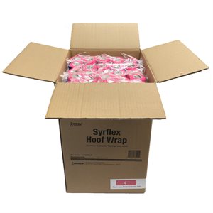 SyrFlex Hoof Wrap 4'' Pink - Self-Adhesive Box of 100