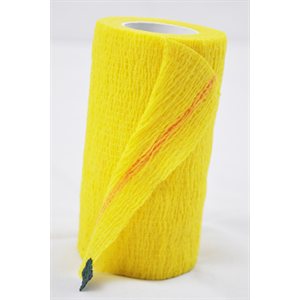 SyrFlex Cohesive Bandages 4'' Yellow - Box of 18