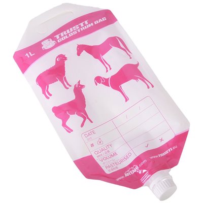 Trusti - 1L Colostrum bag for lamb and kid goats