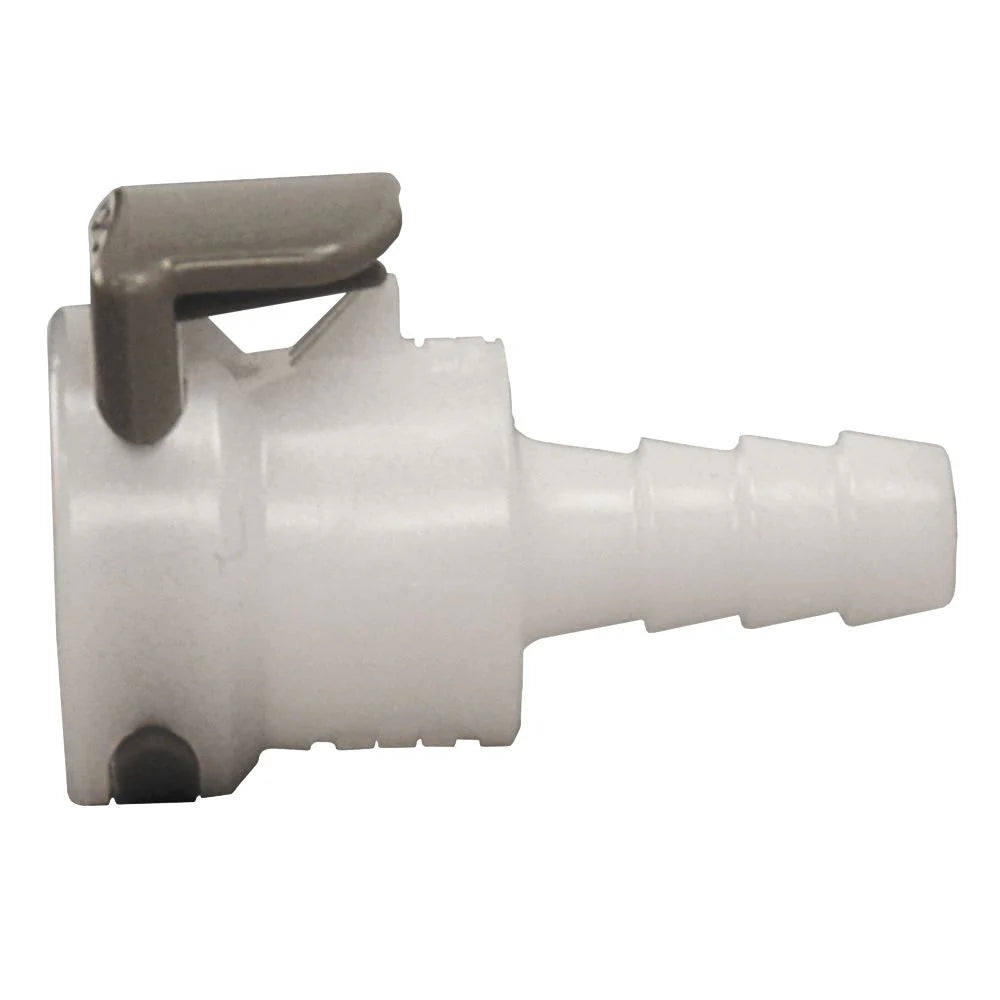 Non-Valved In-Line Hose Barb Coupling Body 1/4 ID Barb