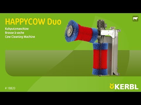 Kerbl HAPPYCOW Duo Cattle Brush - Full-Body Massage